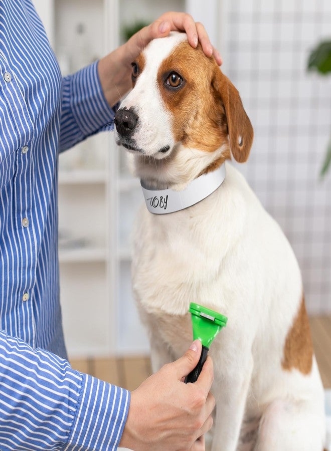 Clysee 500 Count 20inch Adjustable Paper Dog Collars with Tear Resistant Waterproof Whelping Collars Paper Puppy ID Bands Adhesive Pet Identification Tags for Newborn Dog Cat Hospitals(White) - Image 4